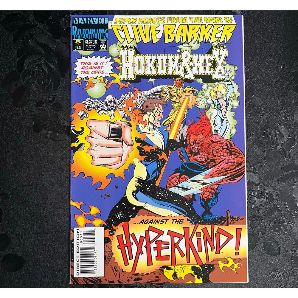 Clive Barker Hokum & Hex # 5 Jan 1994 Marvel Razorline Comics